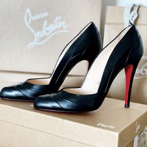 Christian Louboutin Black Insectika 100 Pumps*NEW